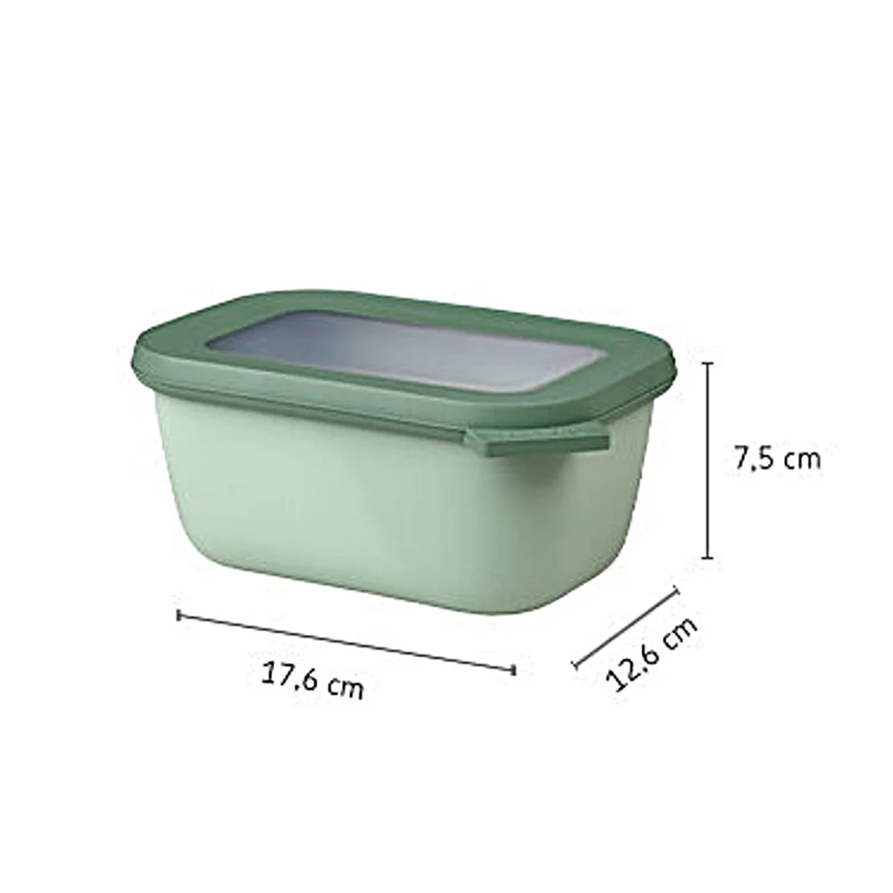 Cirqula Rectangular Storage Box 750ml - Nordic Sage - Image 6