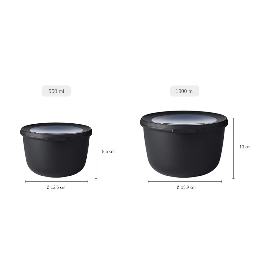 Cirqula Storage Box 1000ml - Nordic Black - Image 7