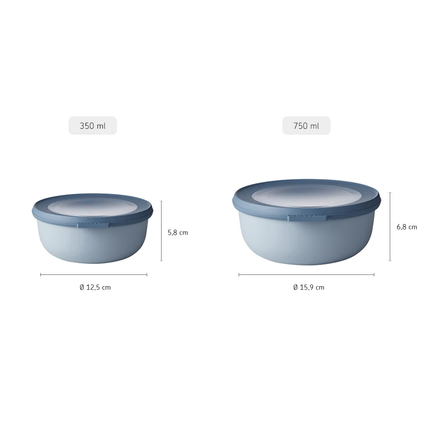 Cirqula Storage Box 750ml - Nordic Blue - Image 5