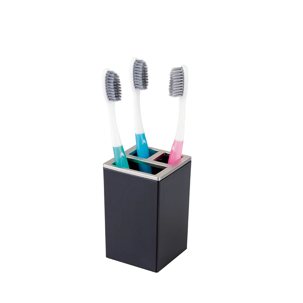 Clarity Toothbrush Tumbler - Black - Image 4