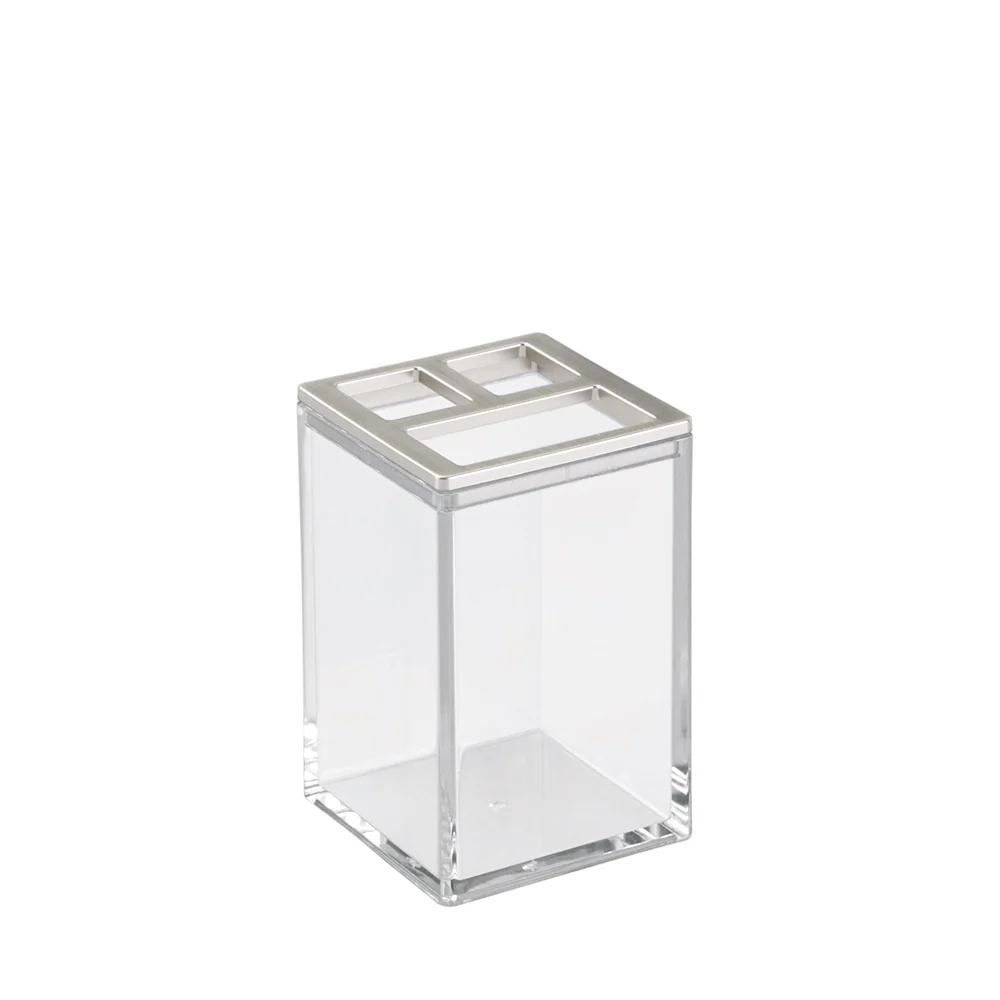 Clarity Toothbrush Tumbler - Brushed Nickel - Image 2