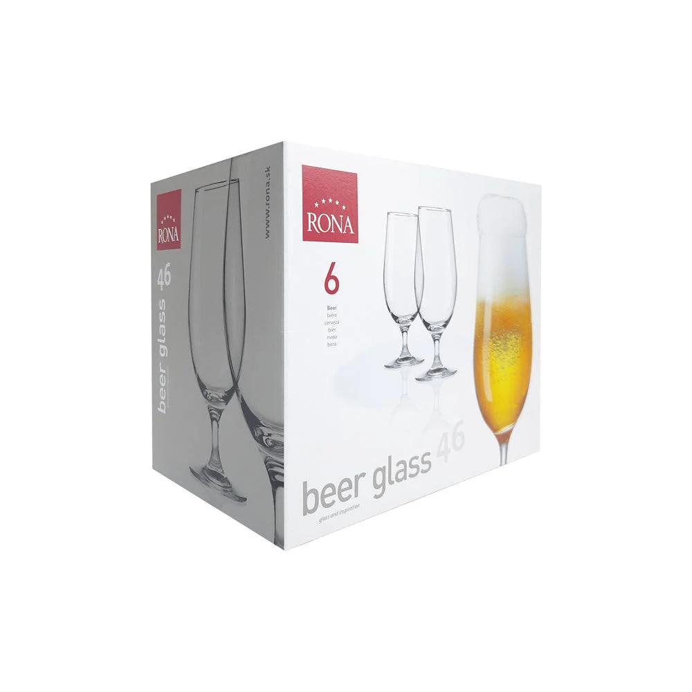 Classic Pilsner Glasses 460ml, Set of 6 - Image 4