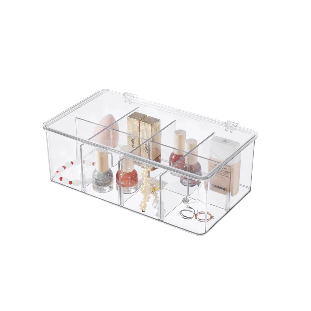 Clearex Sectioned Storage Box - Clear - Image 3