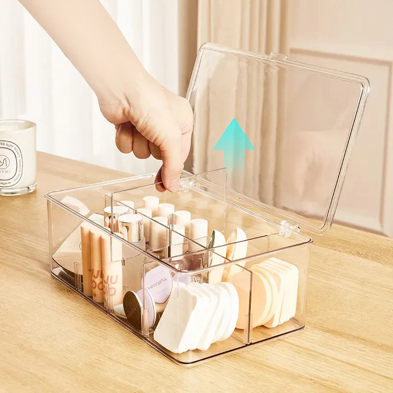 Clearex Sectioned Storage Box - Clear - Image 5