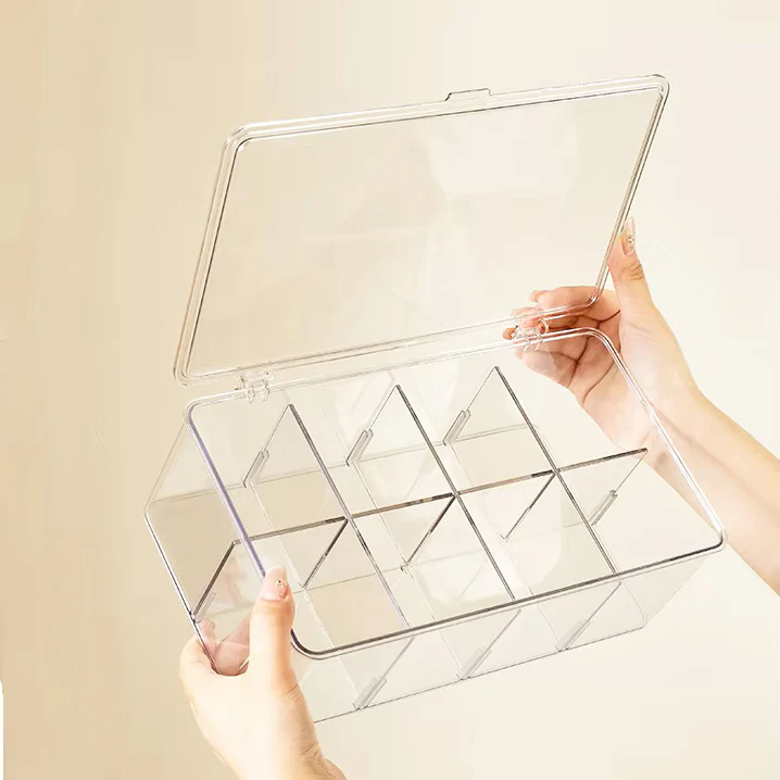 Clearex Sectioned Storage Box - Clear - Image 8