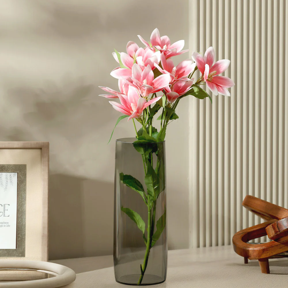Clematis Faux Stem - Dark Pink - Image 3