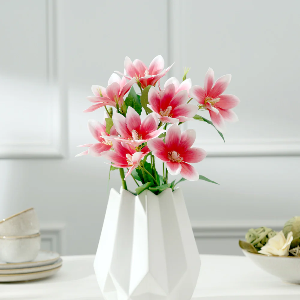 Clematis Faux Stem - Dark Pink - Image 5