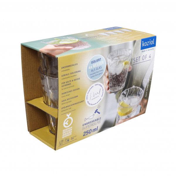 Club No. 1 SuperGlas Tumblers 250ml, Set of 4 - Image 5