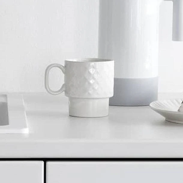 Coffee & More Coffee Mugs, Set of 2 - White - Image 5