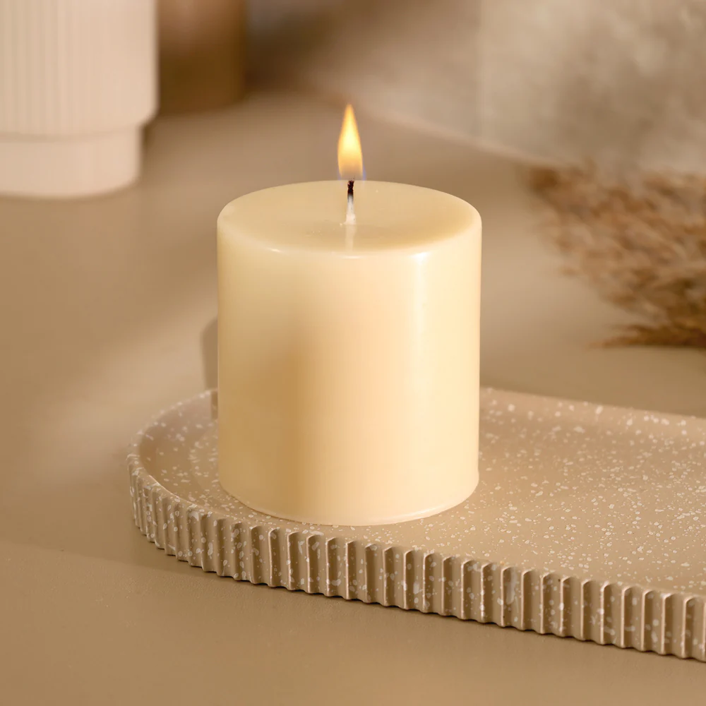 Column Candle Small - Cream - Image 5