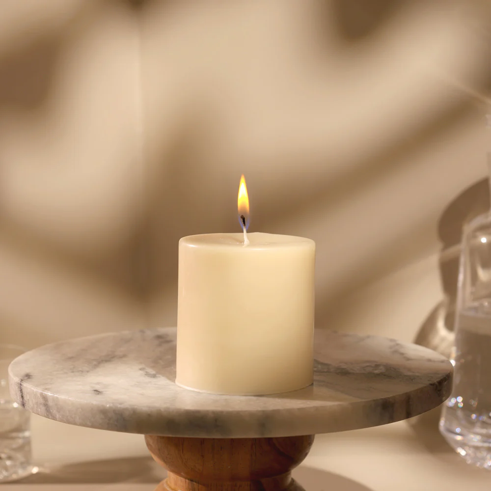 Column Candle Small - Cream - Image 6