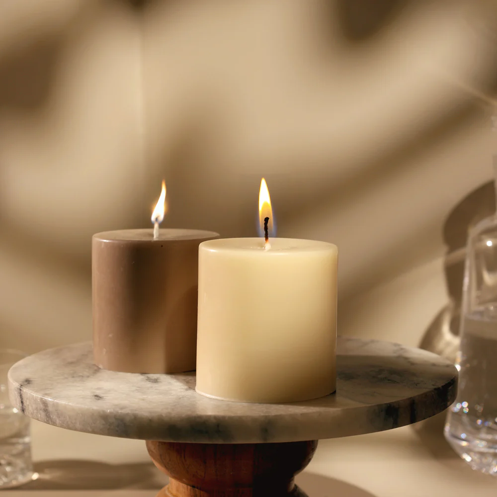 Column Candle Small - Cream - Image 7