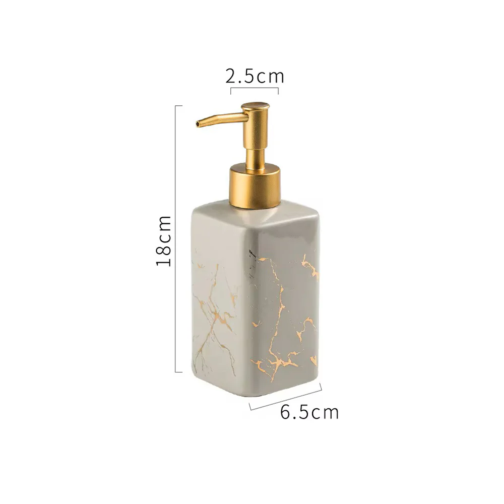 Column Soap Dispenser - Marble Grey - Image 8