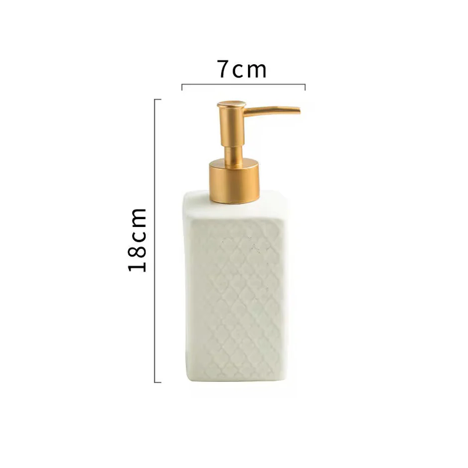 Column Soap Dispenser - Tiled White - Image 6
