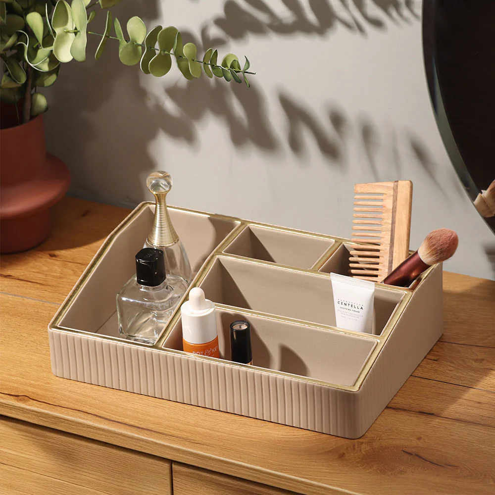 Columns Cosmetics Organiser - Taupe - Image 2
