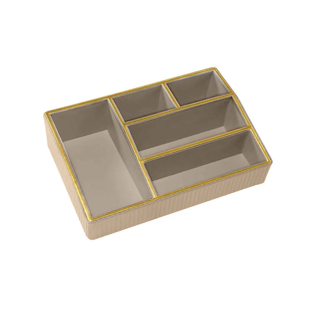 Columns Cosmetics Organiser - Taupe - Image 3