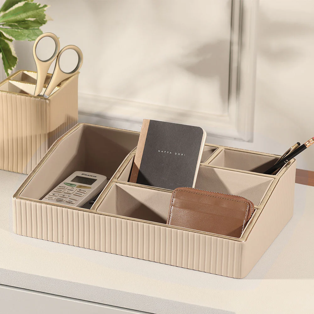 Columns Cosmetics Organiser - Taupe - Image 5