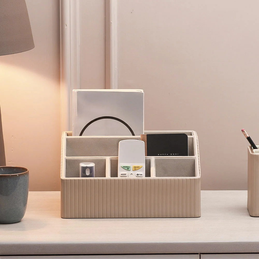 Columns Desk Organiser - Taupe - Image 4