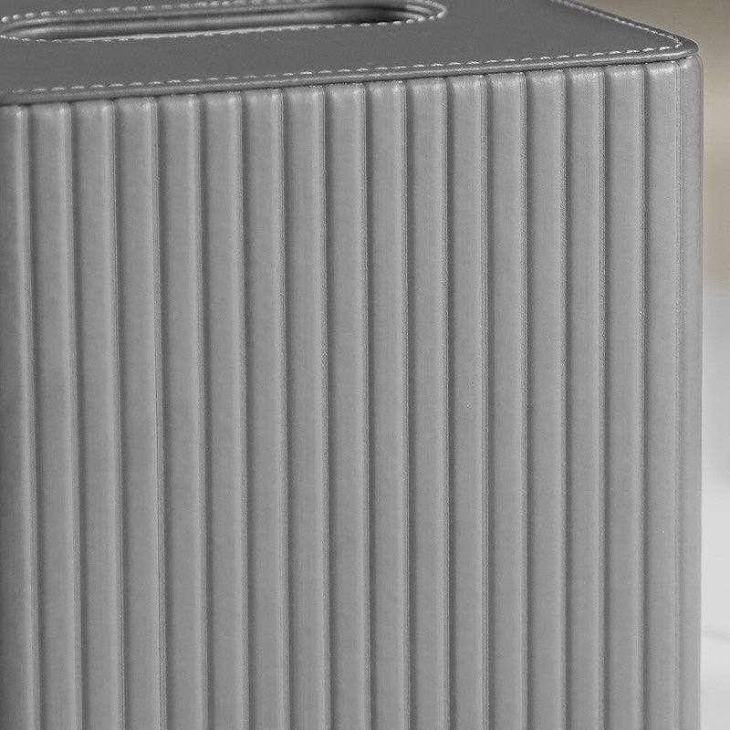 Columns Square Tissue Box Holder - Light Grey - Image 13