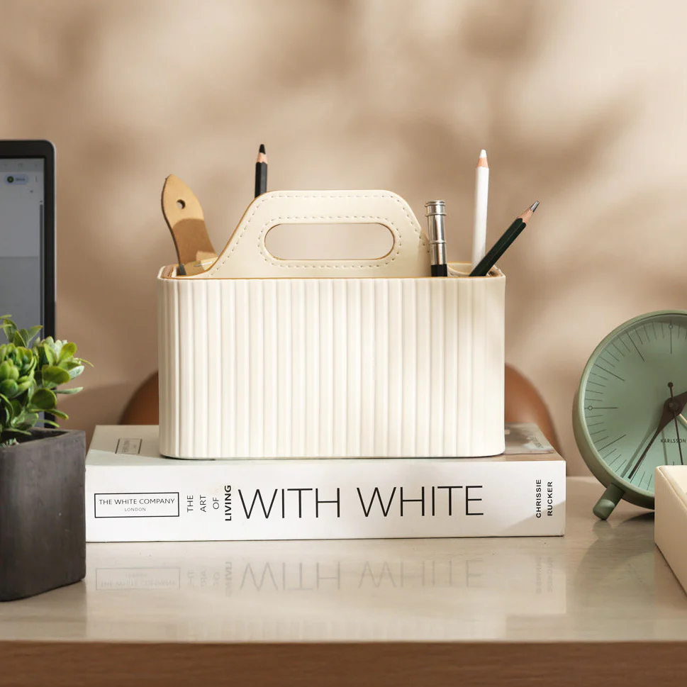 Columns Storage Caddy - Ivory