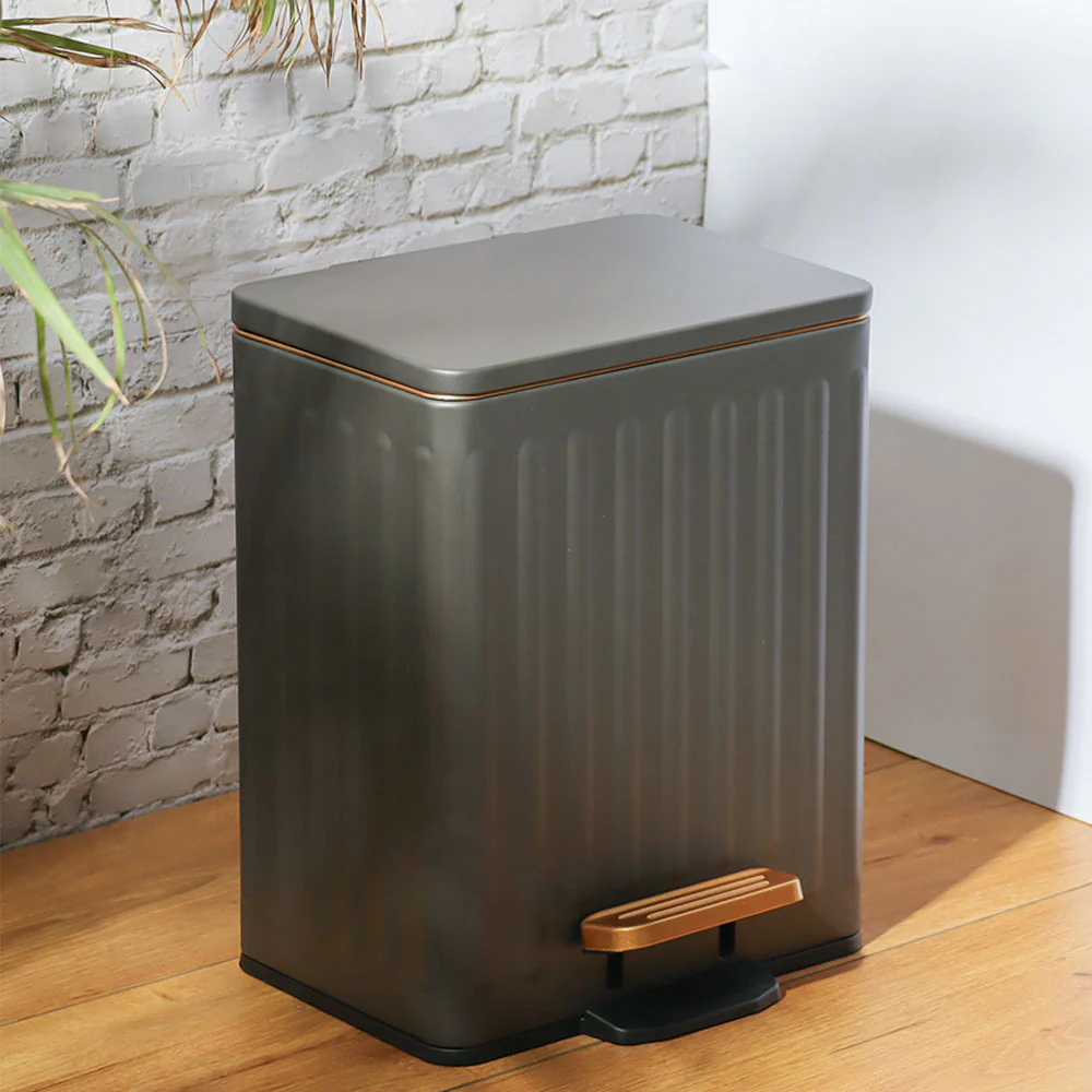 Columns Pedal Bin 9L - Grey - Image 4