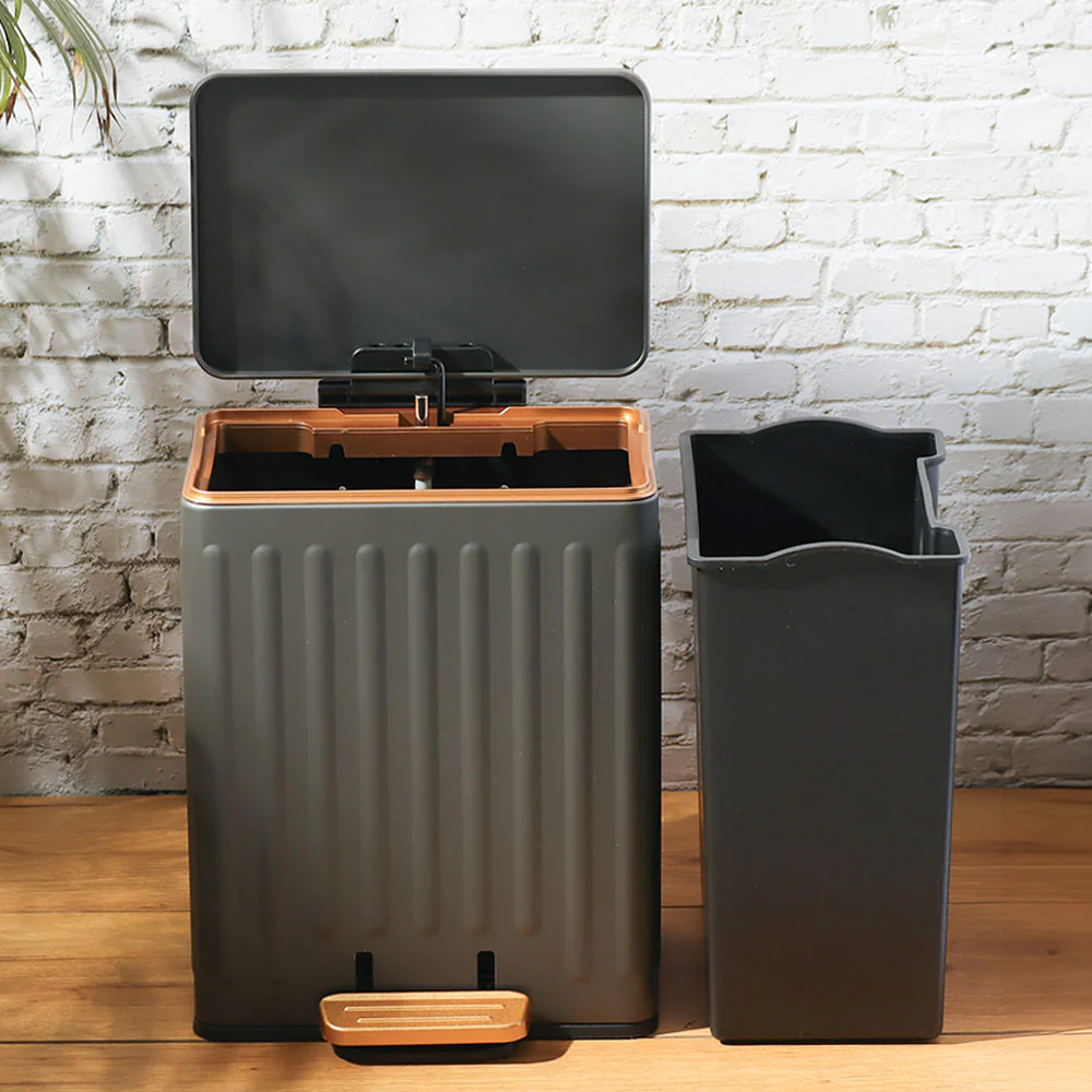 Columns Pedal Bin 9L - Grey - Image 5