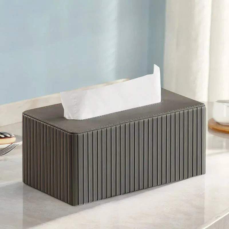 Columns Tissue Box Holder - Dark Grey - Image 7