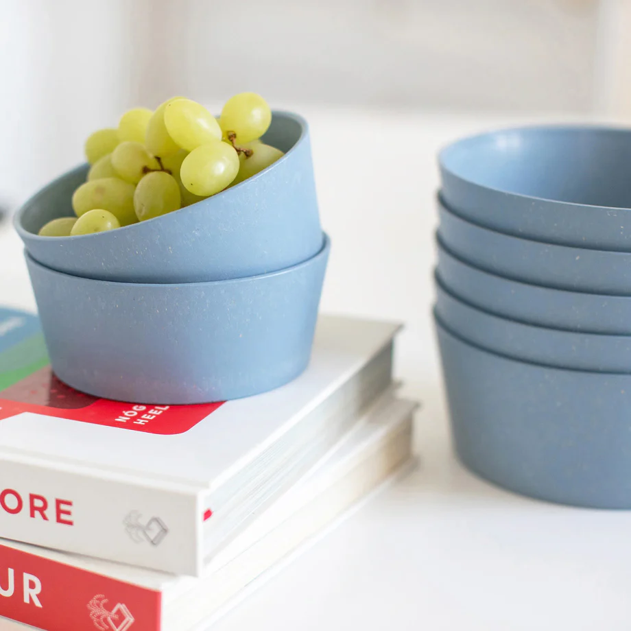 Connect Medium Bowls, Set of 2 - Blue - Image 2
