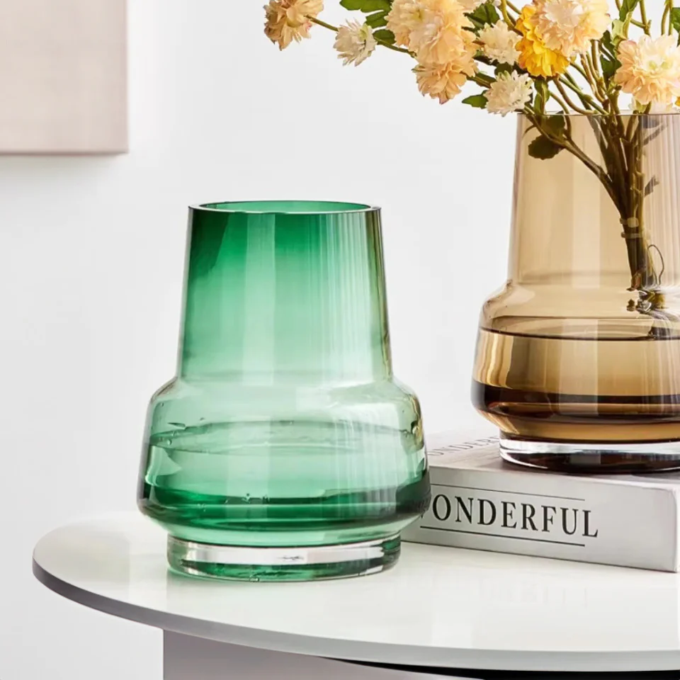 Cono Glass Vase - Pine Green - Image 4