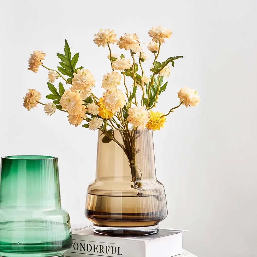 Cono Glass Vase - Walnut Brown - Image 5