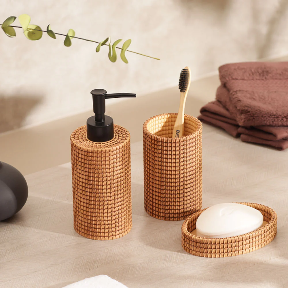 Copa 3-piece Bathroom Set - Ochre - Image 2