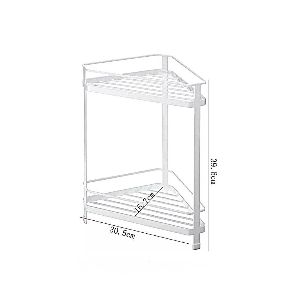 Corner Storage Shelf - White - Image 5