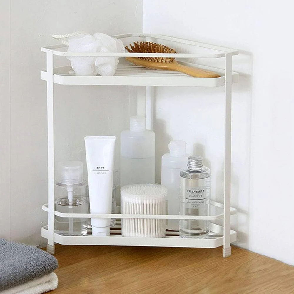 Corner Storage Shelf - White - Image 7