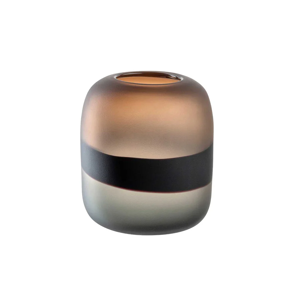 Corso Sabbia Glass Vase Medium - Brown - Image 3