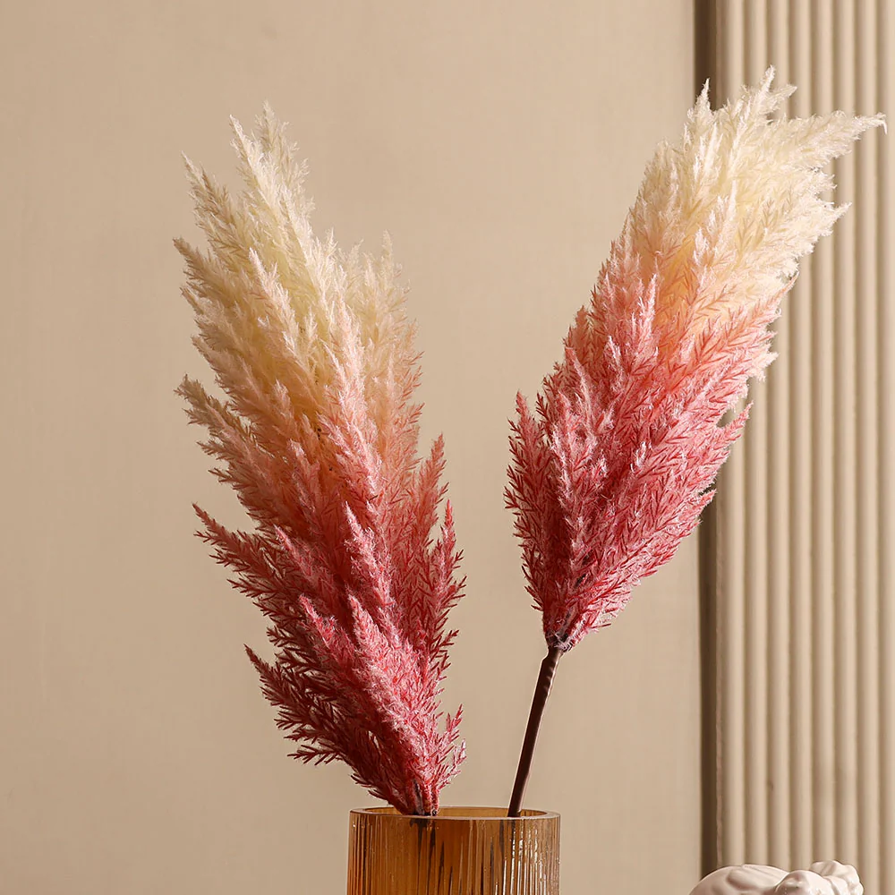 Cortaderia Reed Faux Stem - Cream Pink