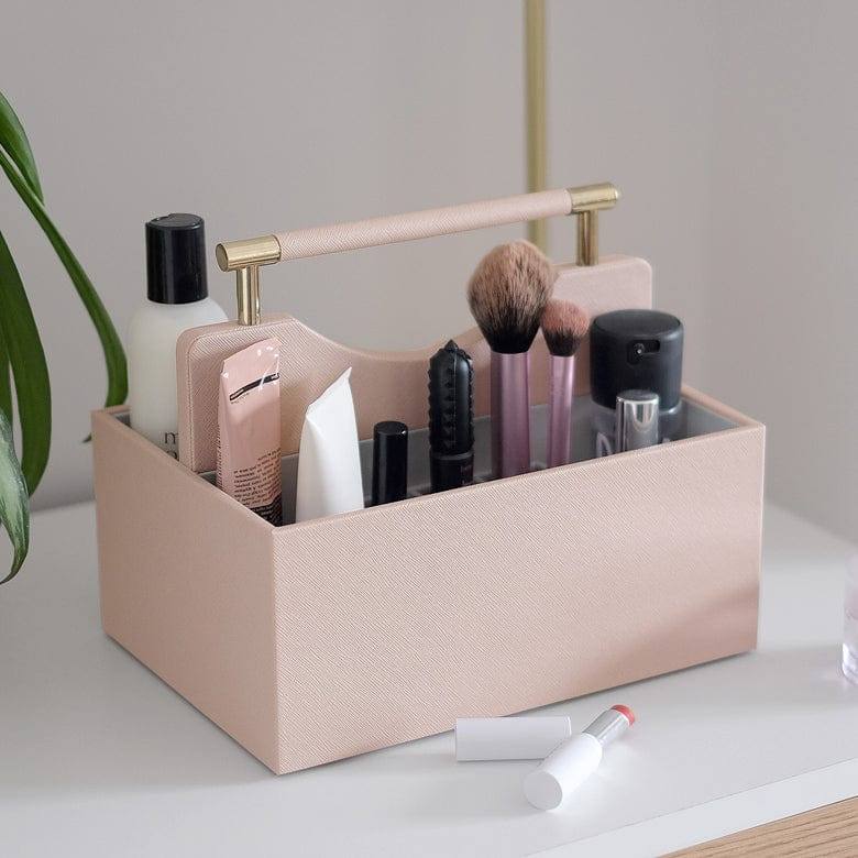 Cosmetic Organiser Caddy Medium - Blush Pink