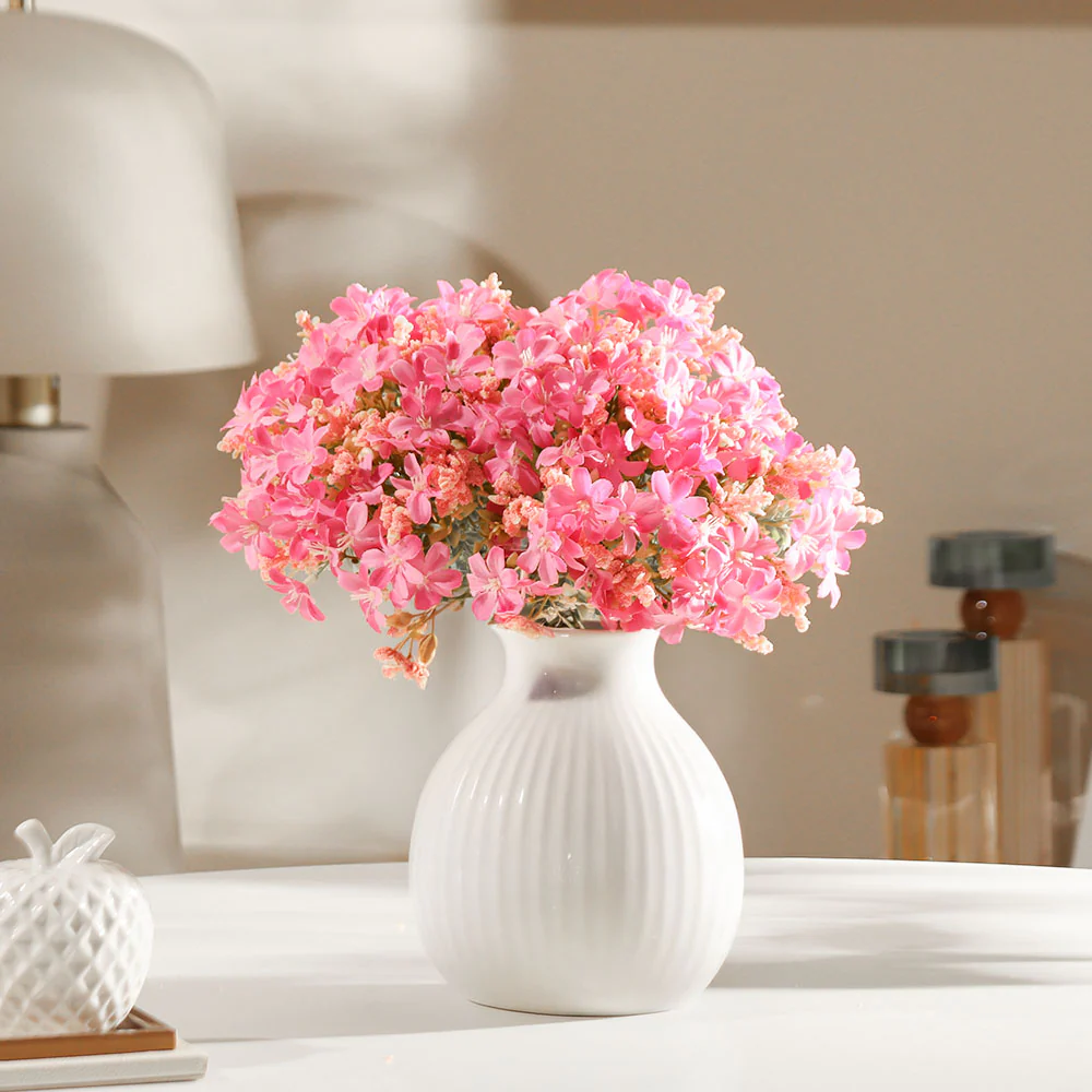 Cosmos Faux Bunch - Dark Pink