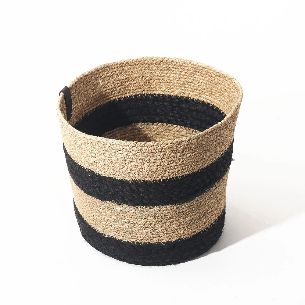Cotton & Moonj Tapered Planter - Monochrome - Image 3