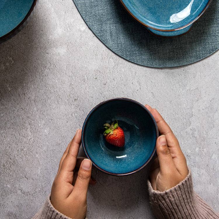 Cove Small Bowl - Teal Blue - Image 4