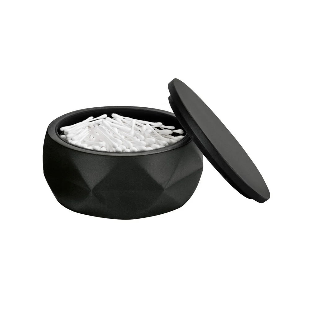 Crackle Cotton Jar - Black - Image 6