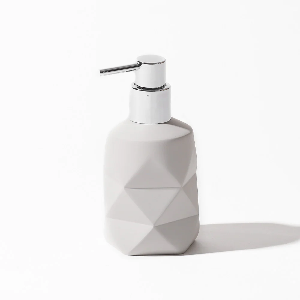 Crackle Soap Dispenser - Light Grey - Image 3