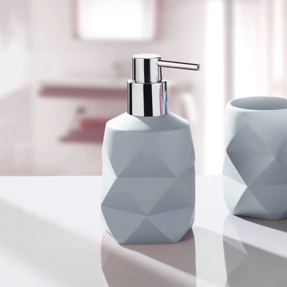 Crackle Soap Dispenser - Stone Blue