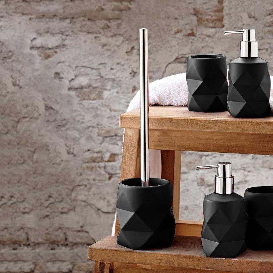 Crackle Toilet Brush - Black - Image 4