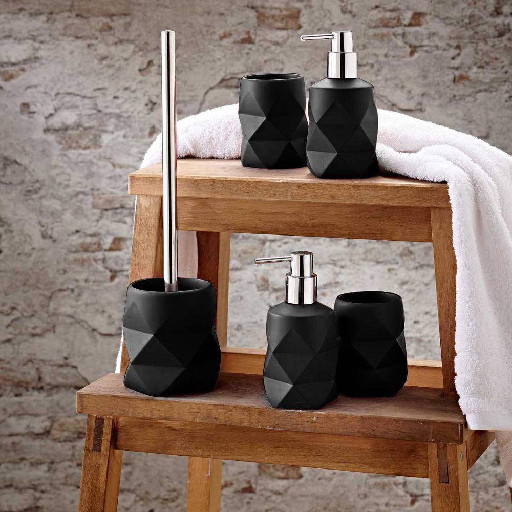 Crackle Toilet Brush - Black - Image 5