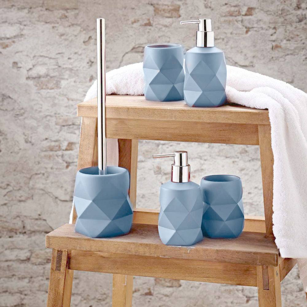 Crackle Toothbrush Tumbler - Stone Blue - Image 5