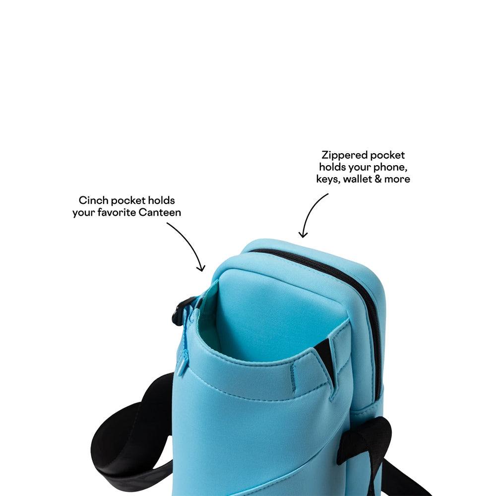 Crossbody Water Bottle Sling Bag - Santorini Neoprene - Image 10