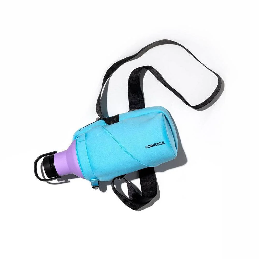 Crossbody Water Bottle Sling Bag - Santorini Neoprene - Image 13