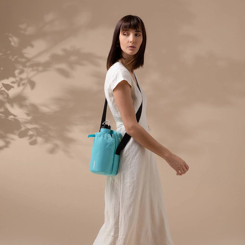Crossbody Water Bottle Sling Bag - Santorini Neoprene - Image 4