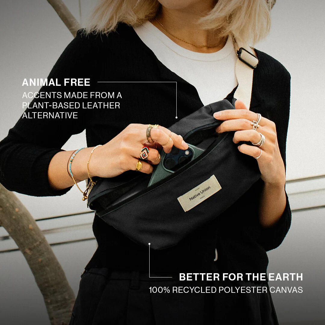 WFA Crossbody Pouch - Black - Image 2