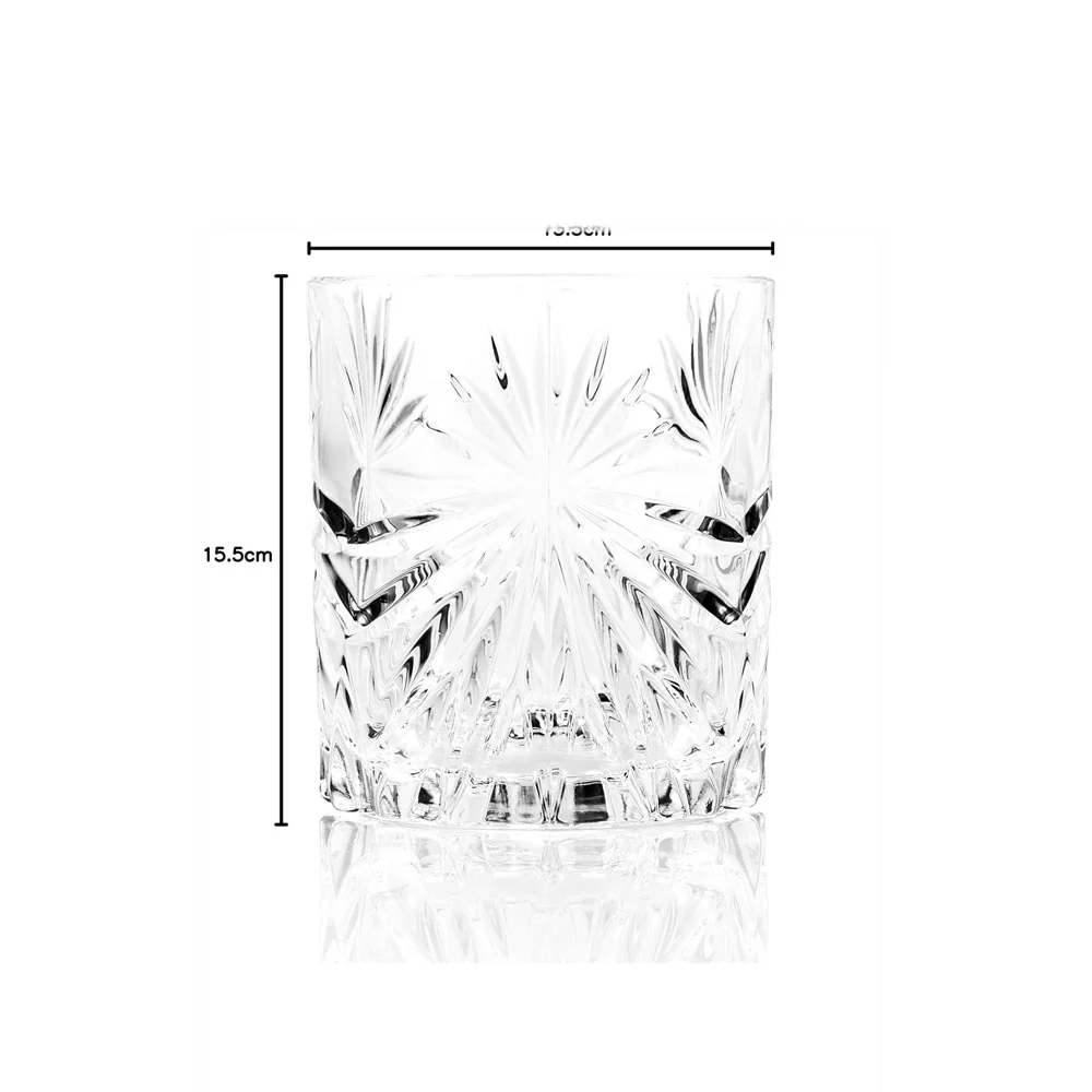 Crystal Oasis Short Tumblers 320ml, Set of 6 - Image 4